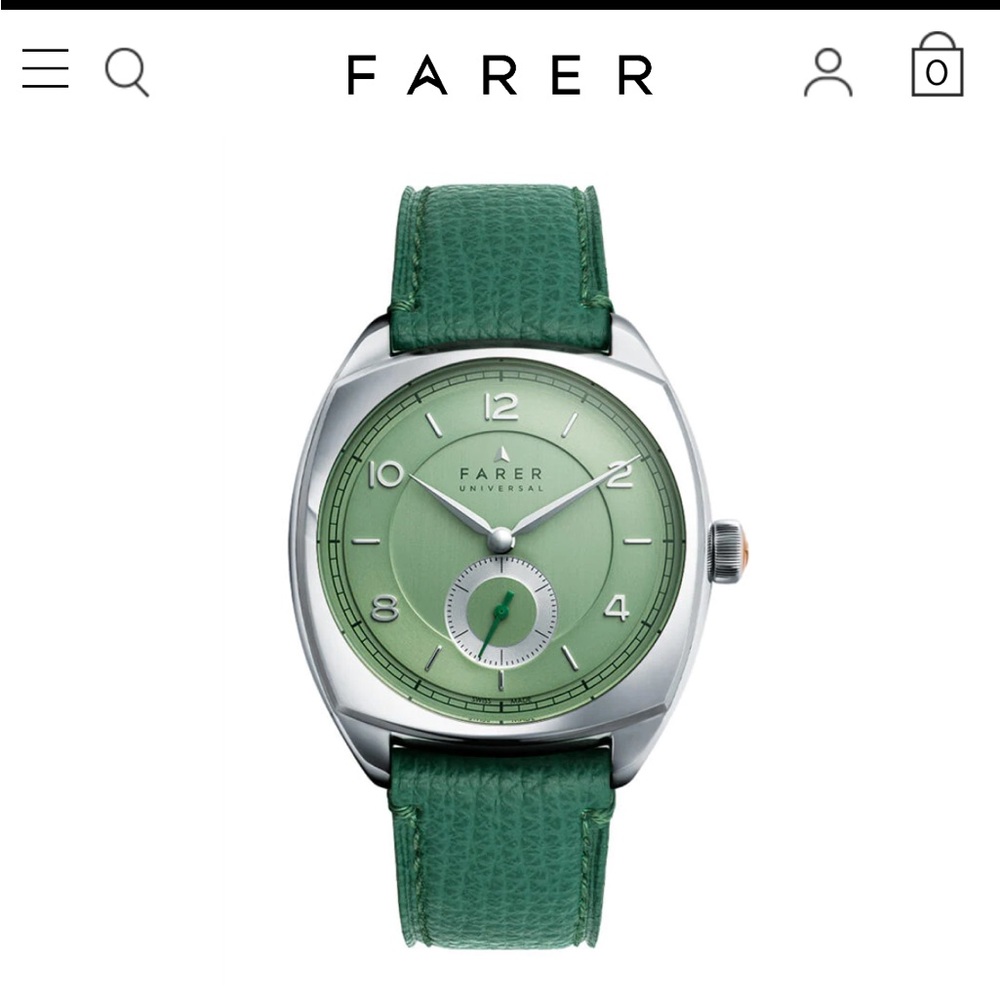 Farer Mansfield Automatic watch. Mint condition. Box and papers!